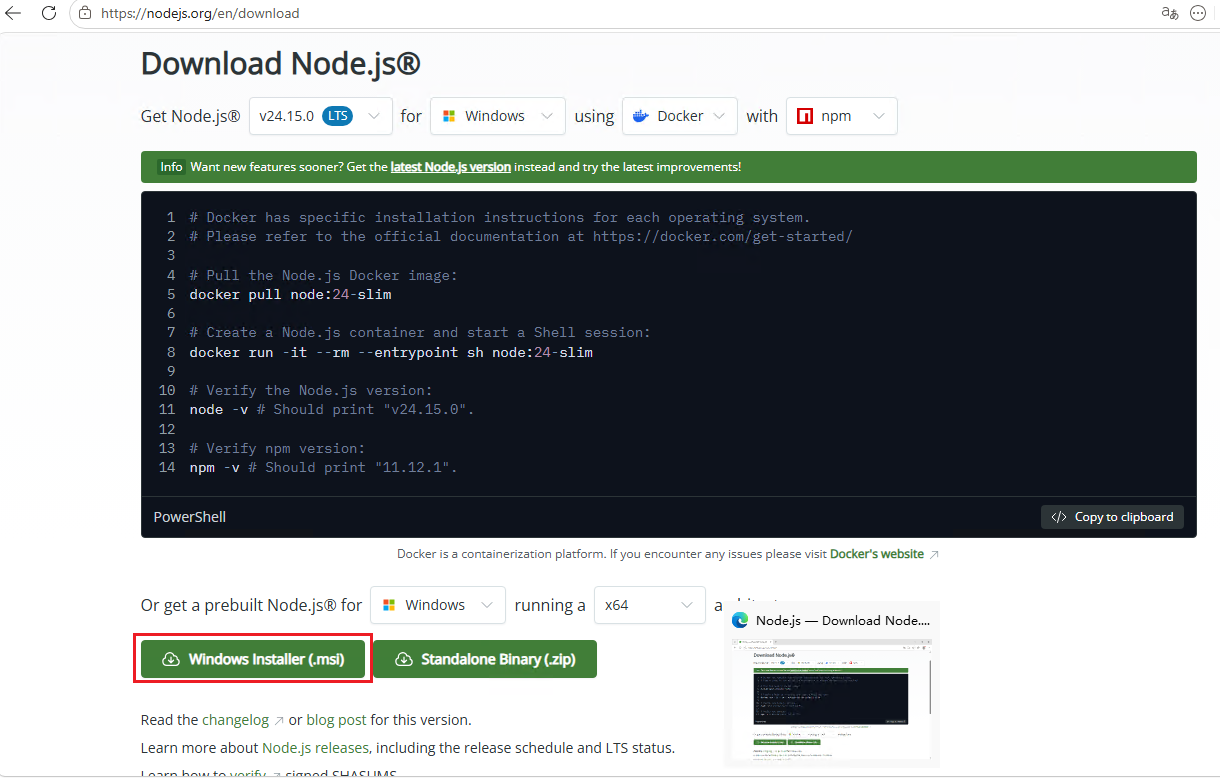 Git-Nodejs-Download-Nodejs